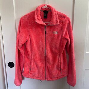 The North Face Osito Fleece Jacket Women’s S Coral Pink Plush Full Zip Cozy